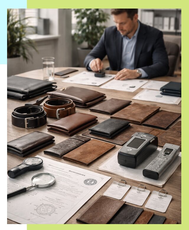 Сертификация кожаных изделий в Балакове от 12212 р. | Алешин-Блк