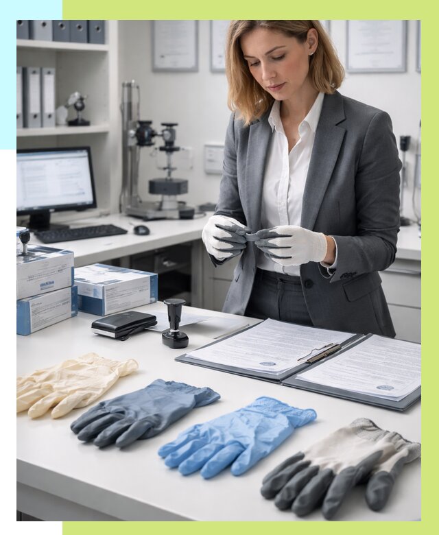 Сертификация перчаток в Балакове от 8650 р. | Алешин-Блк