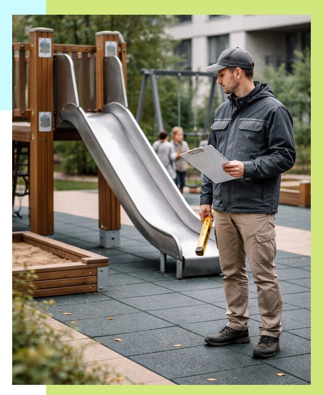 Сертификация детских площадок в Балакове от 25443 р. | Алешин-Блк