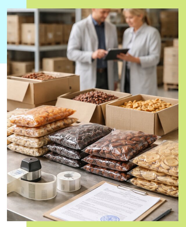 Сертификация сухофруктов в Балакове от 12212 р. | Алешин-Блк под ключ