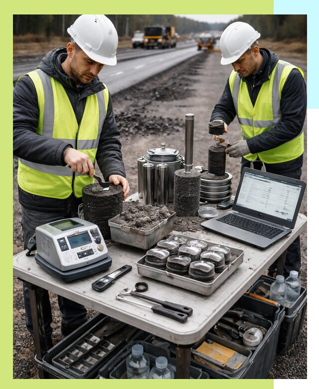 Сертификация асфальта: испытания и подтверждение в Балакове