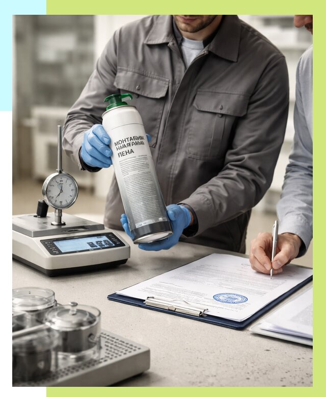 Сертификация монтажной пены в Балакове от 15266 р. | Алешин-Блк