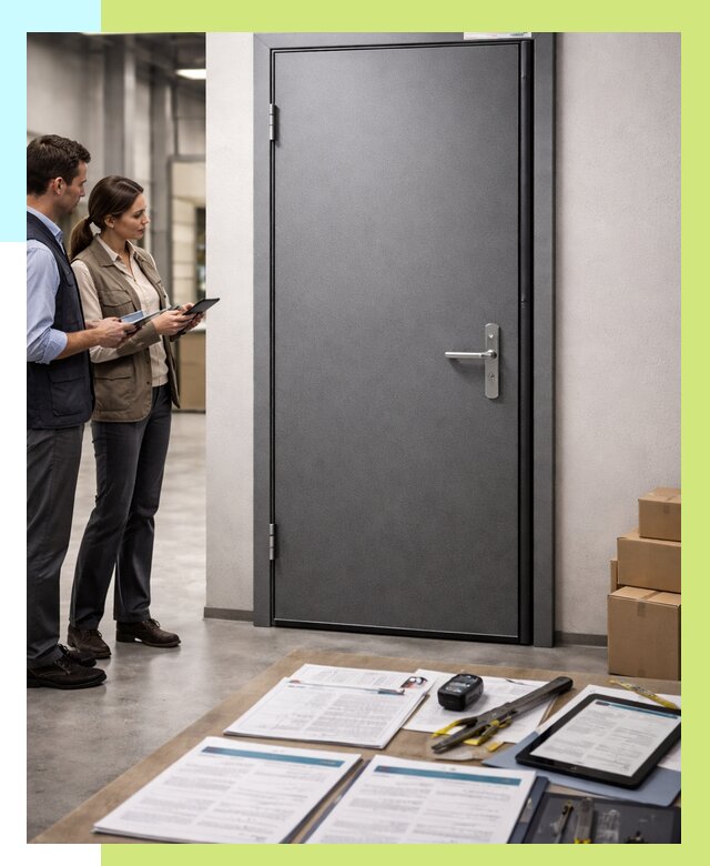 Сертификация противопожарных дверей в Балакове от 9159 р. | Алешин-Блк