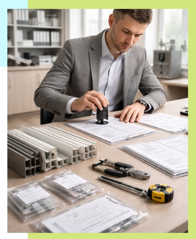 Сертификация ПВХ продукции в Балакове от 8650 р., Алешин-Блк