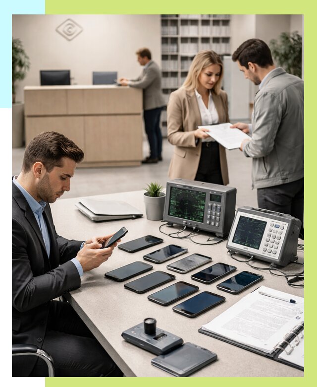 Сертификация телефонов в Балакове от 25443 р. под ключ | Алешин-Блк