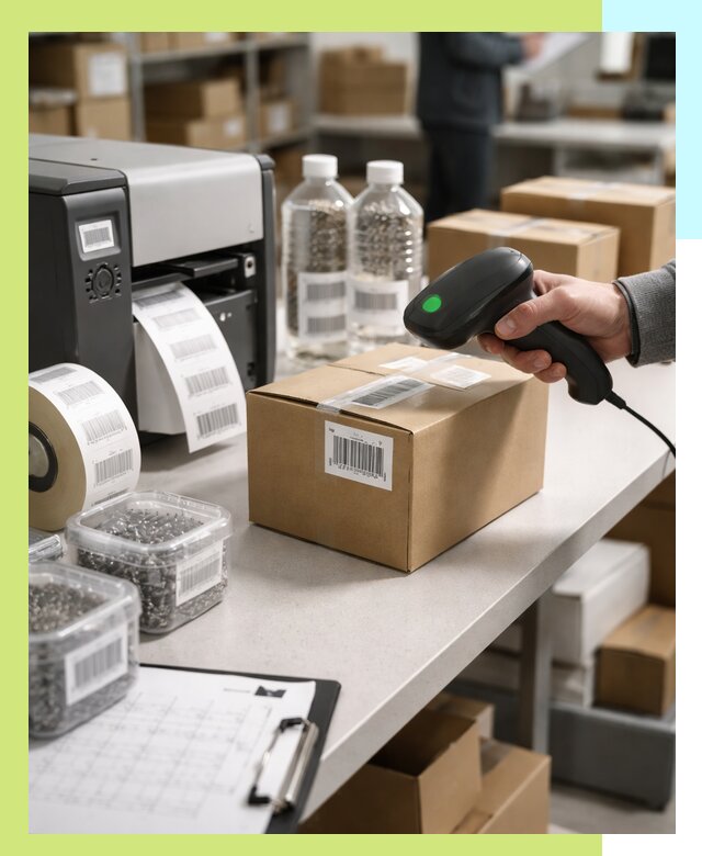 Штрихкодирование продукции и маркировка для продажи в Балакове