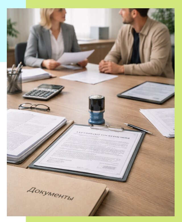 Сертификат соответствия на продукцию в Балакове от 15266 р.|Алешин-Блк