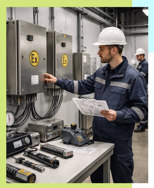 Сертификат взрывозащиты промышленного оборудования в Балакове