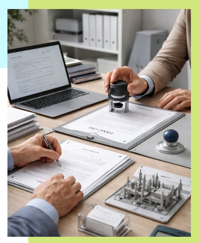 Сертификат ISO 29001 в Балакове под ключ от 76328 р. | Алешин-Блк