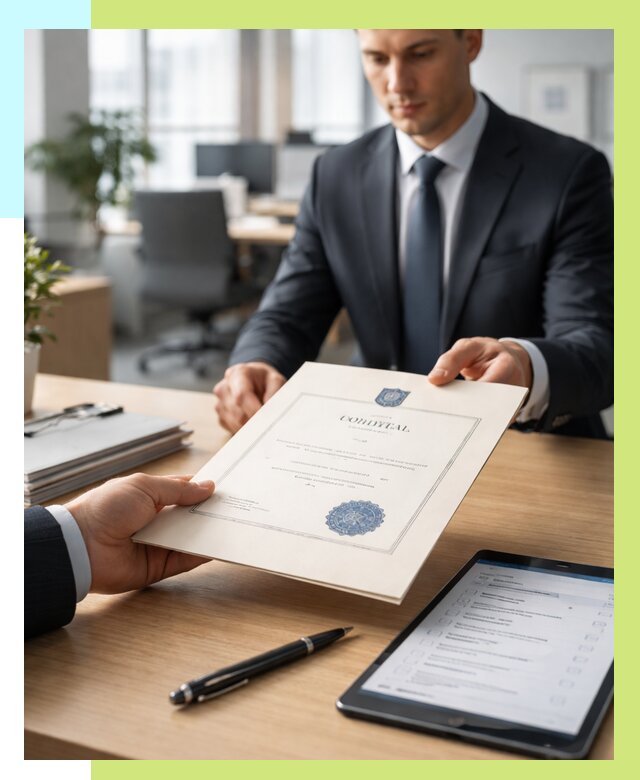 Сертификат ISO 30301 в Балакове от 35620 р. | Алешин-Блк - под ключ