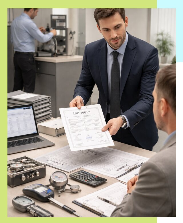Выдача сертификата ISO 10012 по требованиям метрологии в Балакове