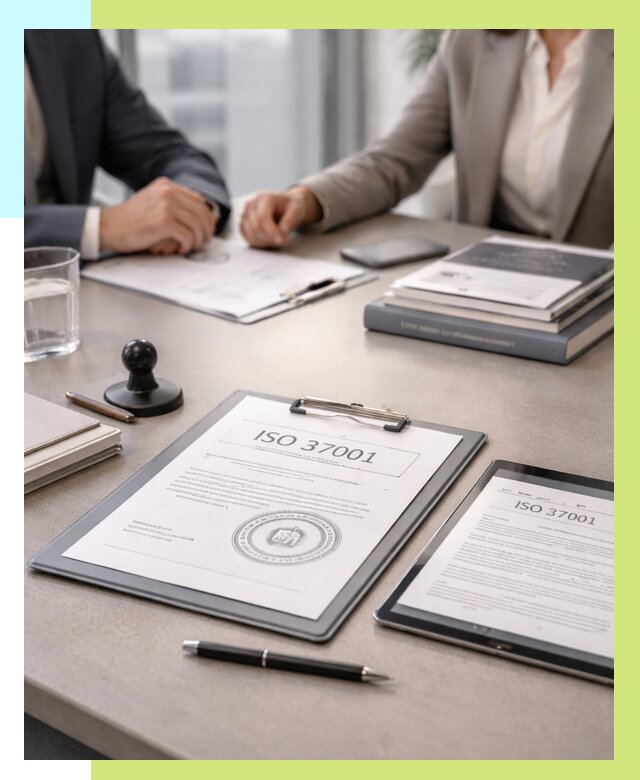 Сертификат ISO 37001 в Балакове оформить от 122124 р. Алешин-Блк