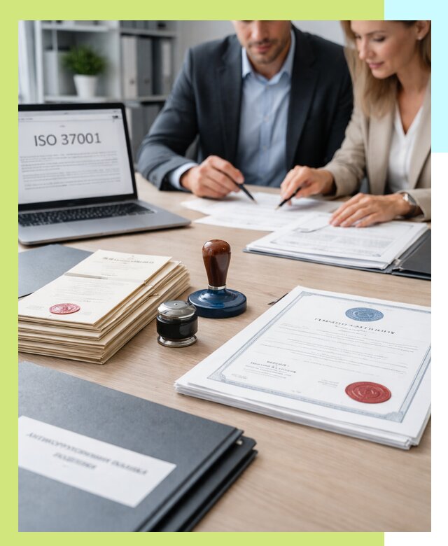 Получение сертификата ISO 37001 по системе борьбы с коррупцией в Балакове